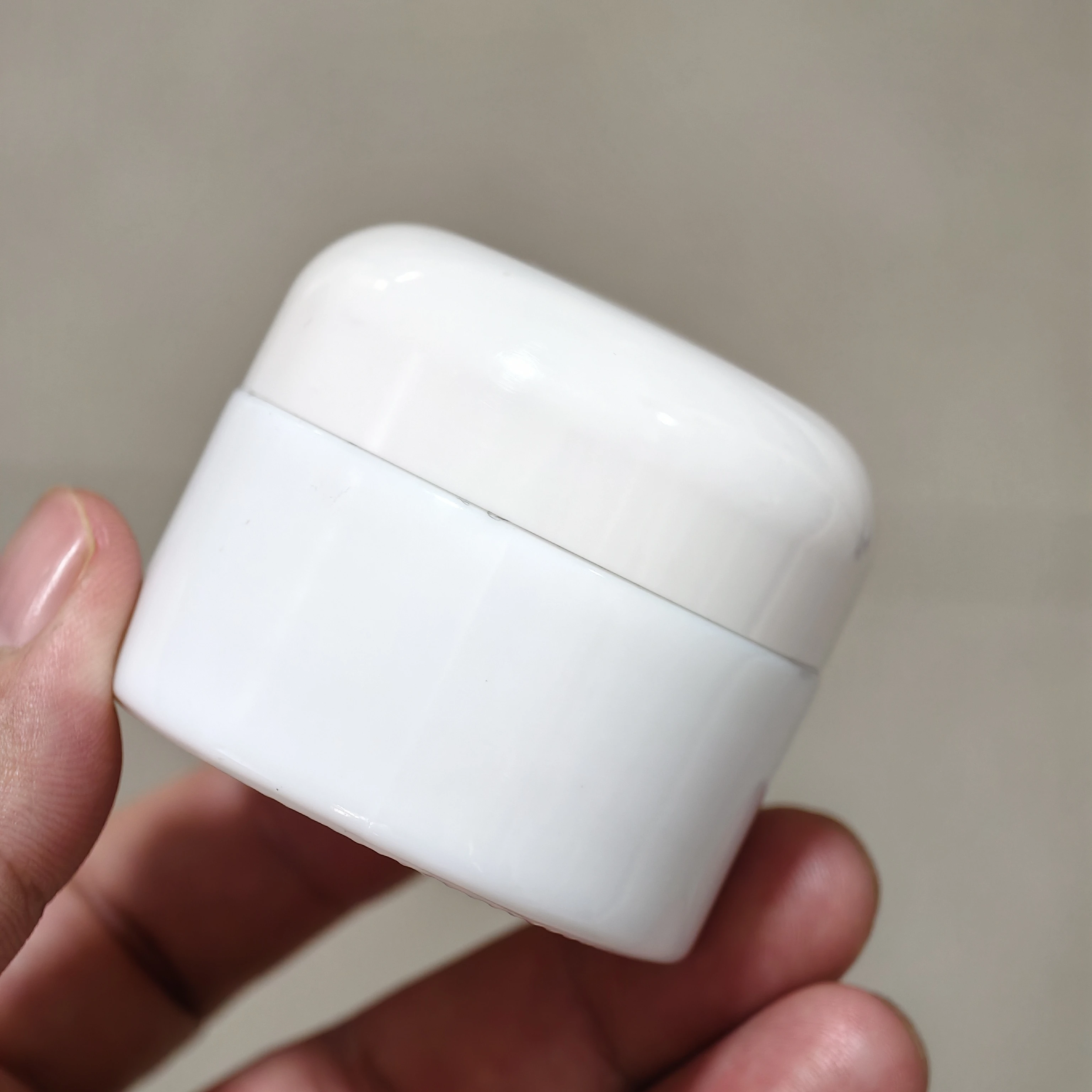 100 Uds 15g 20g 30g 50g 60g 100g tarros de crema de vidrio embalaje cosmético con tapa tapas de plástico revestimientos interiores tarro pequeño vacío redondo