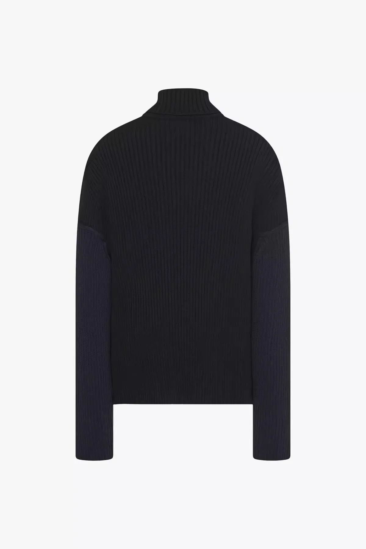 R0W Brand Women's Sweater Long High Collar Knitted Pullover Simple Solid Color Design Luxury Brands Fashion Leisure Slim Tops