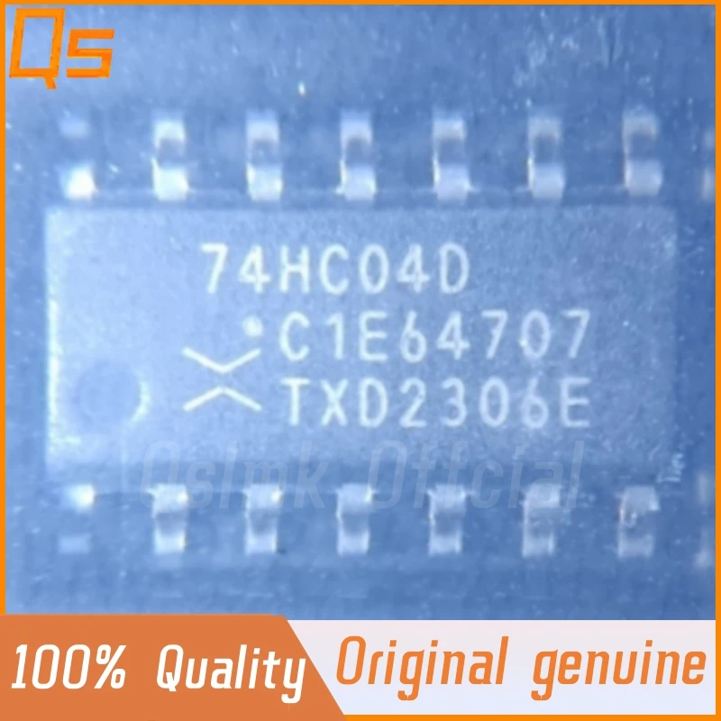 New Original 74HC04D 74HC04D, 653 SOIC-14 Six-way Inverter Chip Logic Chip