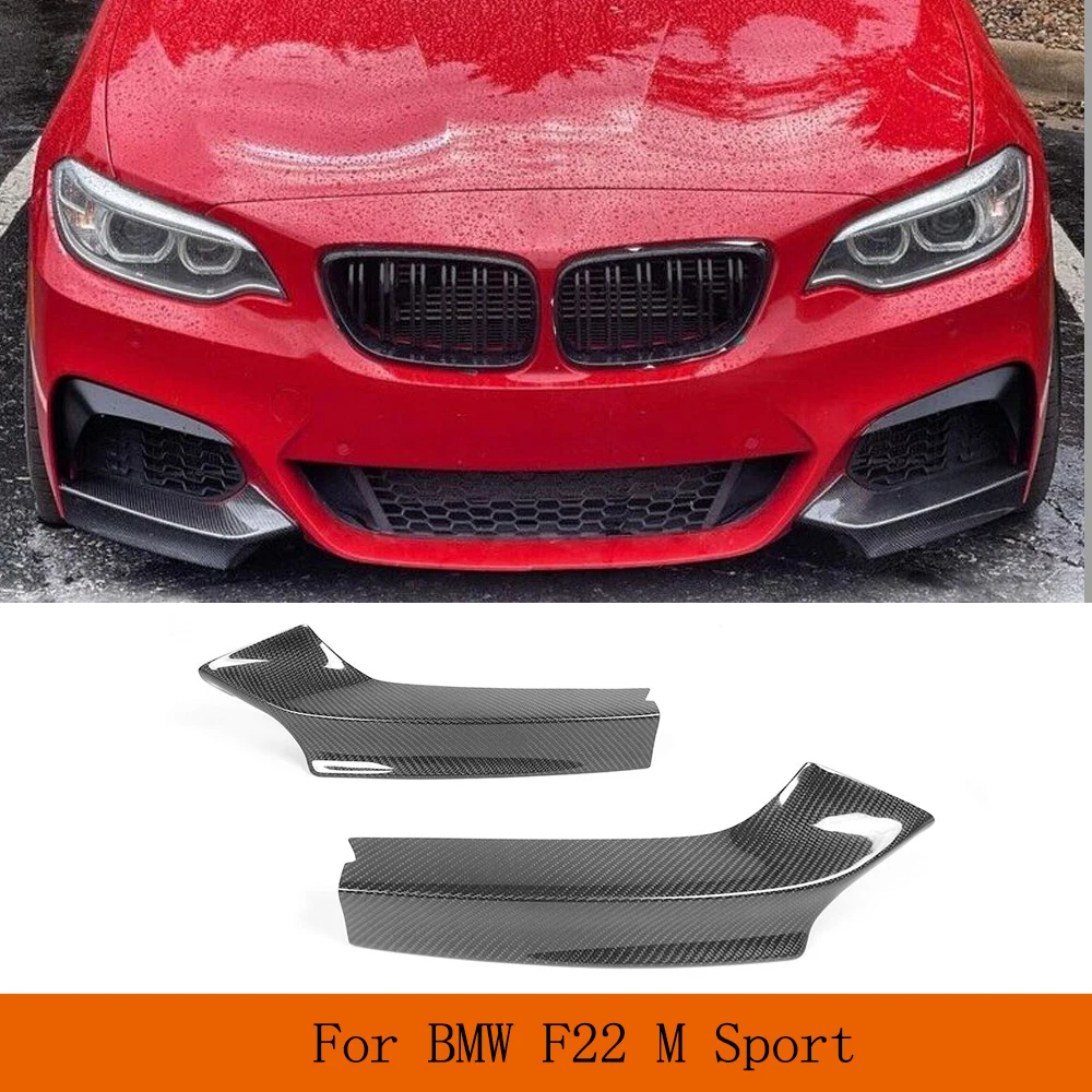 

Carbon Fibe Car Front Splitters for BMW 2 Series F23 F22 M Sport M235i M240i 2013-2017 Car Front Bumper Lip Splitters Winglet