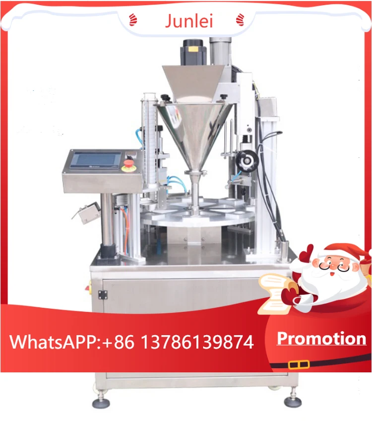 

Pneumatic-Driven Automatic Rotary K-Cup Coffee & Nespresso Filling & Sealing Machine for Beverage Applications