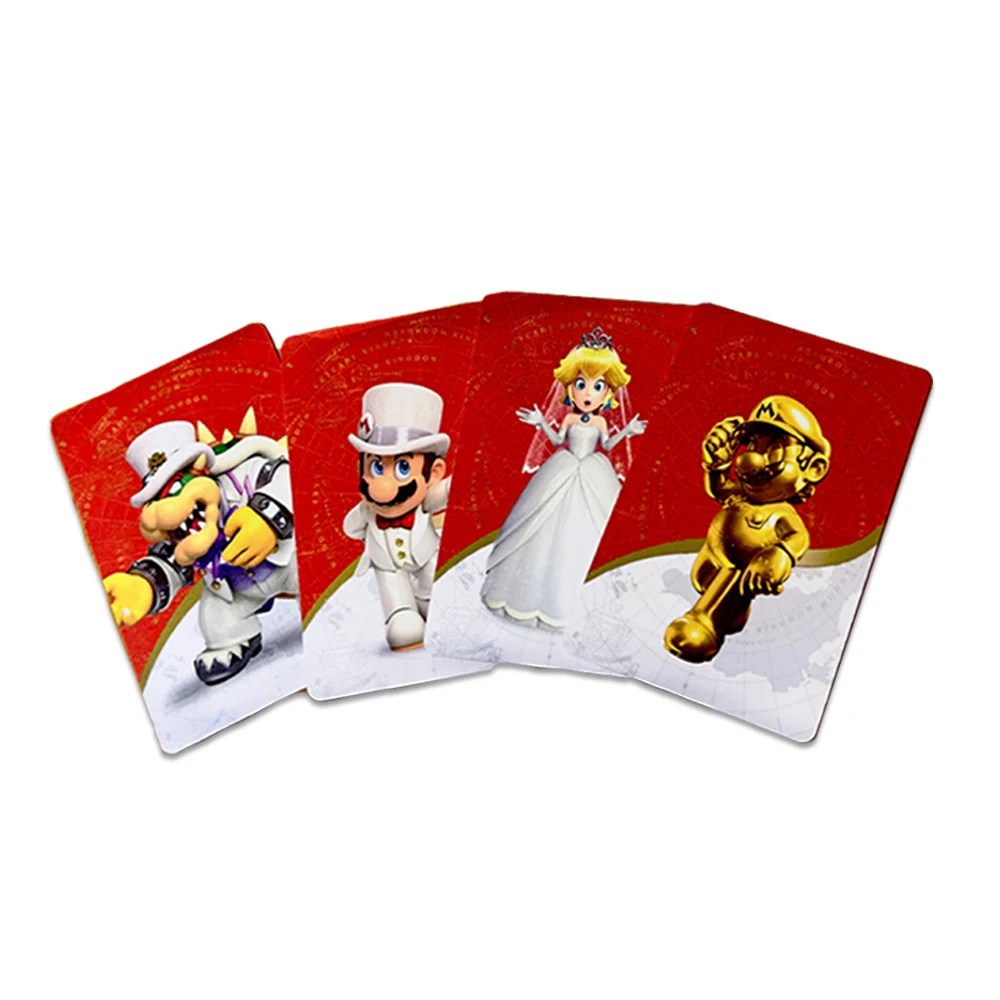 10Pcs Mario Mini Card Super Mario Party NFC Card Ten kinds of cute clothing NS Switch 3DS Game Set