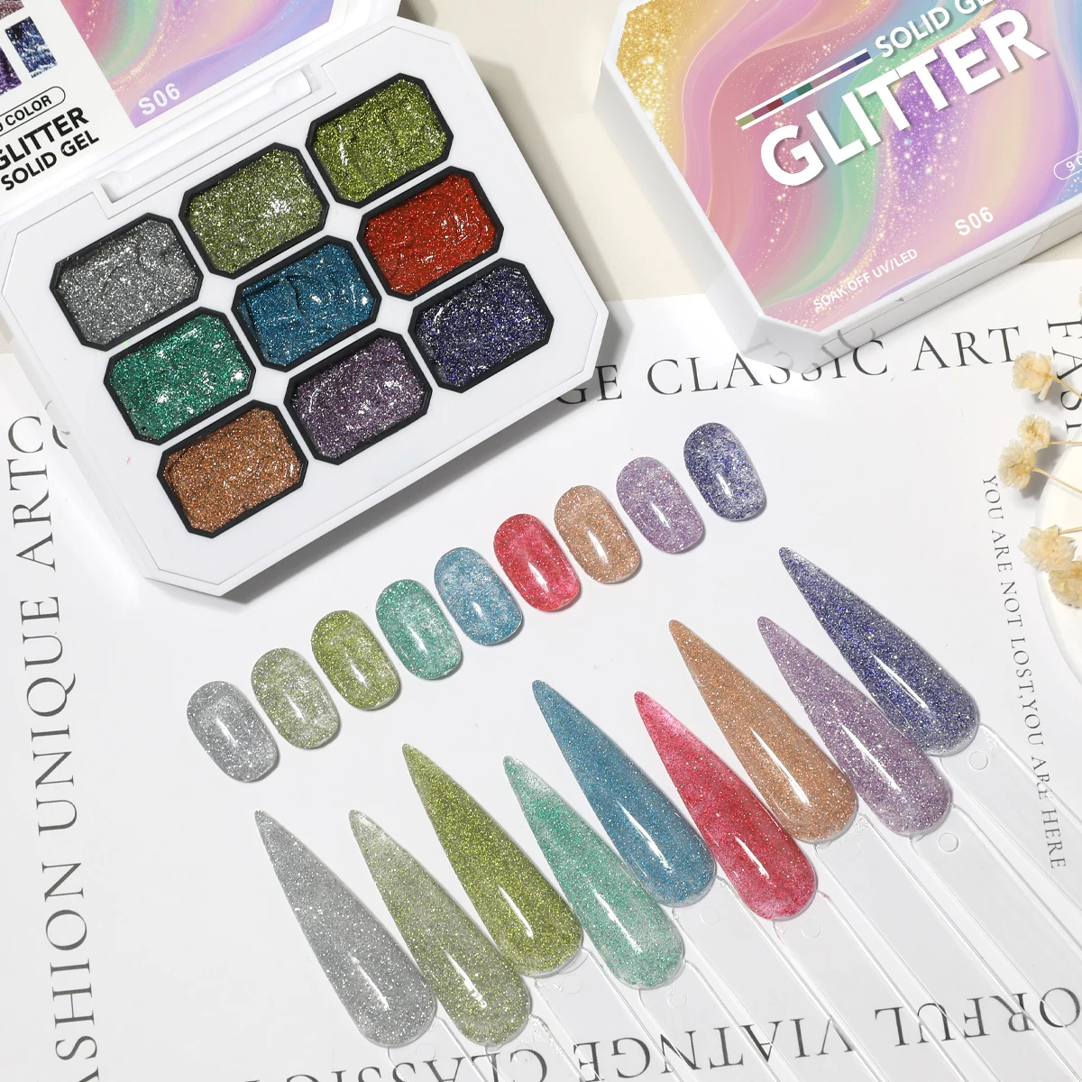 طلاء أظافر جل لامع 9 ألوان، متين، مناسب جدًا للمانيكير والباديكير، ضروري لتقليم الأظافر، لون أظافر لامع