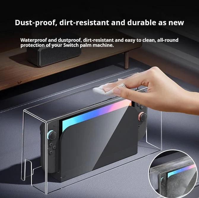 Transparant acryl stofkap voor - Nintendo Console Switch Lite recensie en prijs