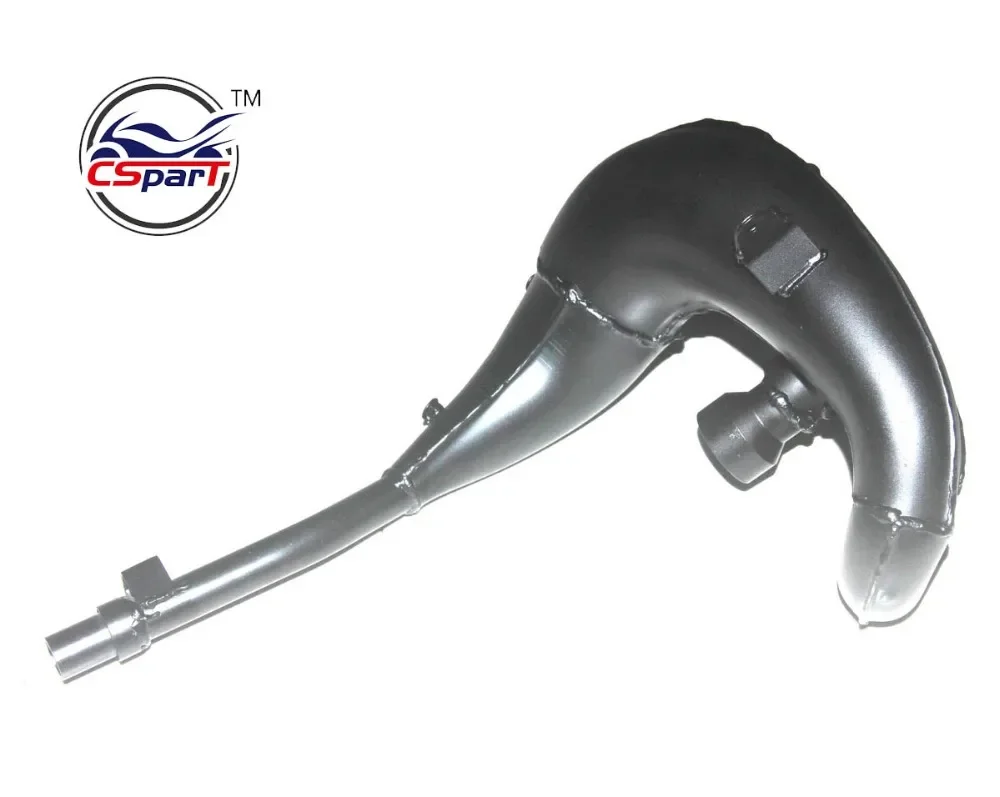 Exhaust Pipe For K T M 50  System Junior Senior Mini SX PRO LC SILVER Heater Protector