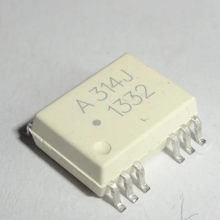 1PCS Imported SMD Optocoupler HCPL-314J 500E A314J SOP12 Brand New Stock