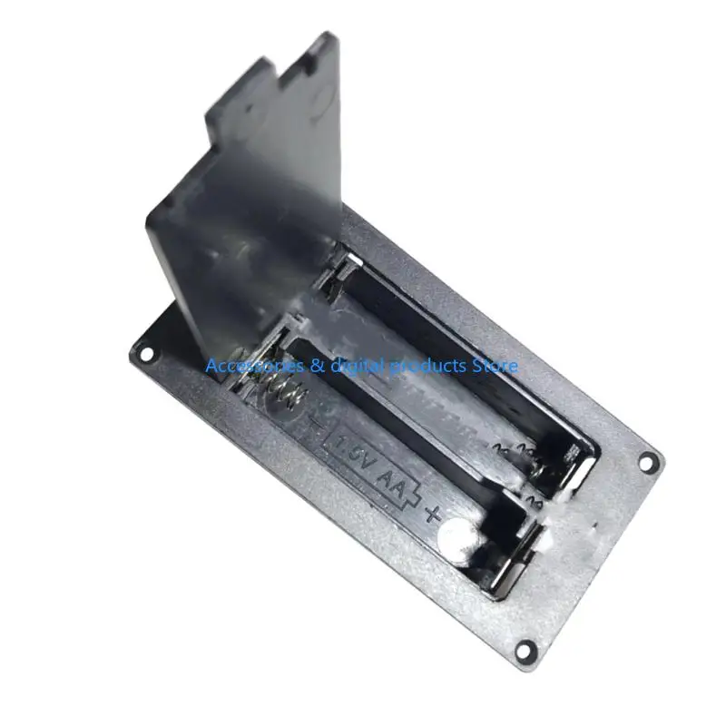 77JD 2 Slot Cell 2A Battery Holder Including Multiple Mounting Option Solder Pin Wire In for Flexible Installation