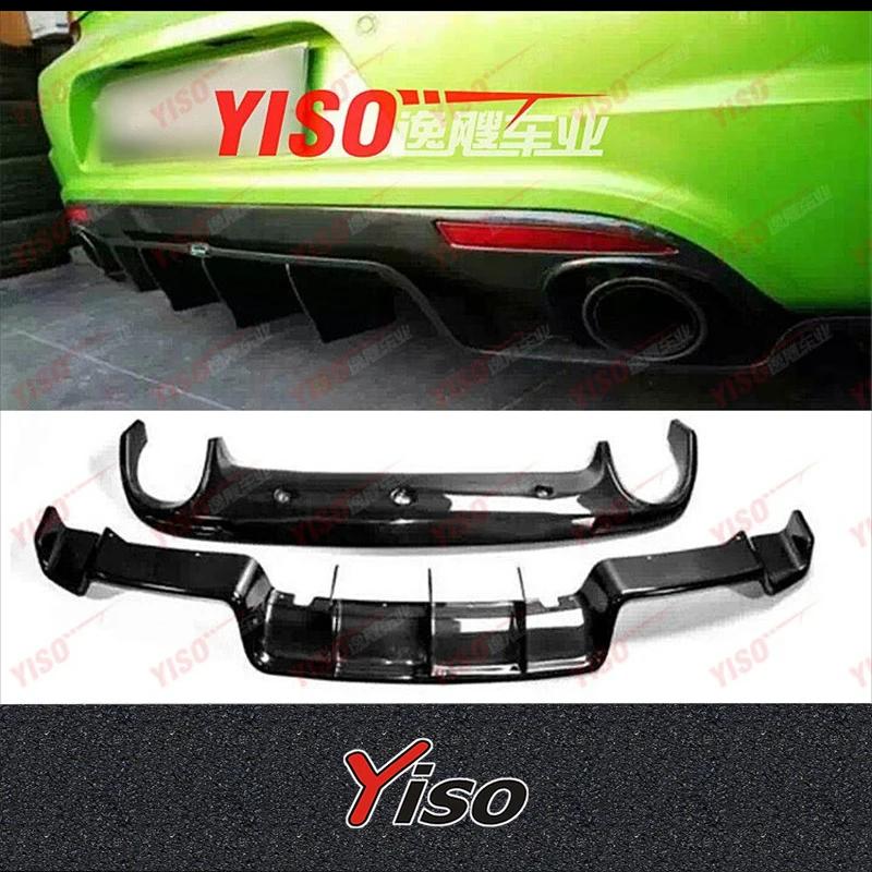 

Suitable for Scirocco R Modified encirclement retrofit karztec rear scooper Scirocco rear lip carbon fiber rear spoiler diffuser
