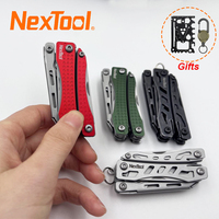 NexTool Mini Flagship EDC Portable Keychain Multitool 10 in 1 Pocket Knife Multi Tool with Folding Pliers Scissors with Gifts