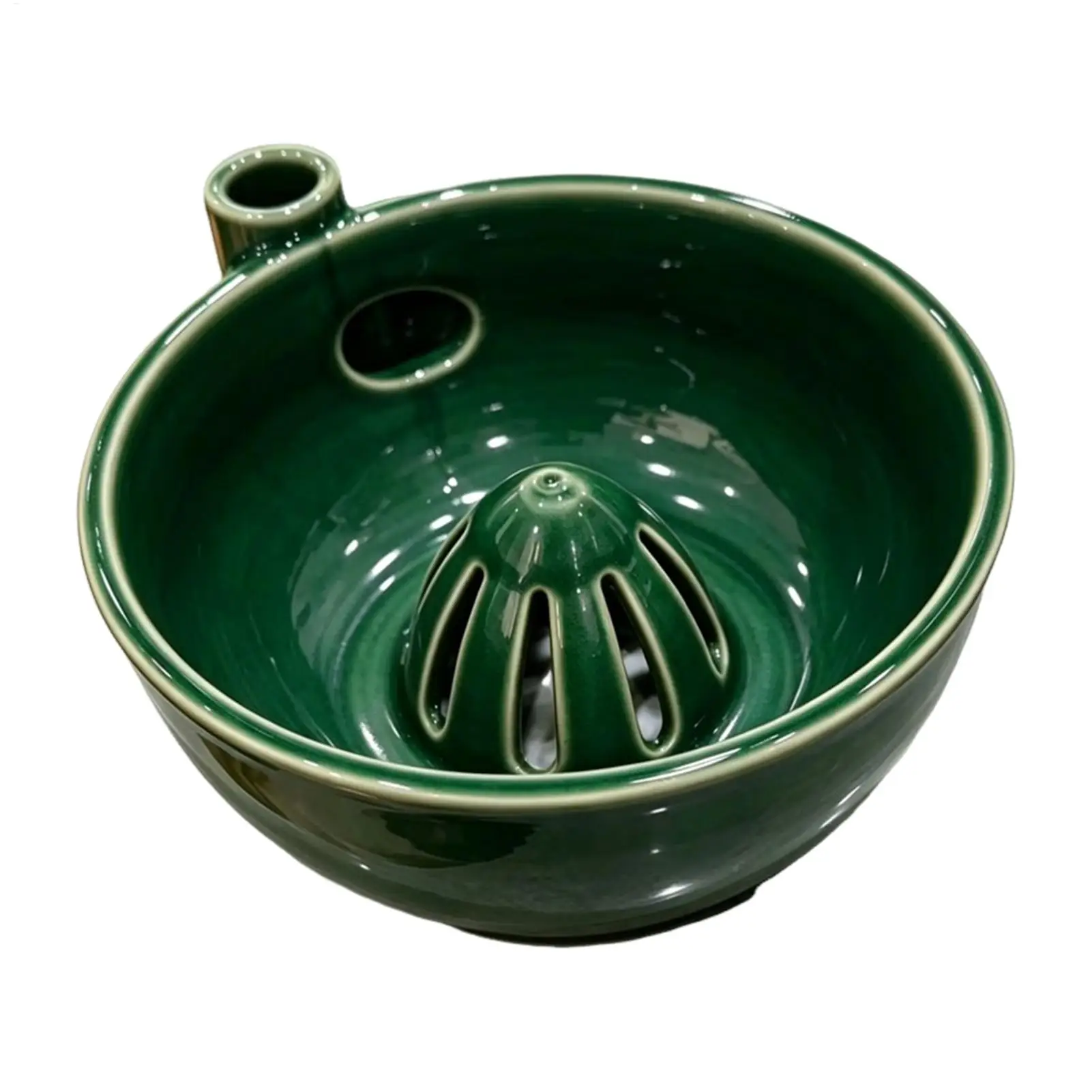 Ceramic Berry Bowl with Drain, Fruit & Vegetable Storage Container Strawberry Blueberry Tomato Washing Colander for Kitchen Home - view 2