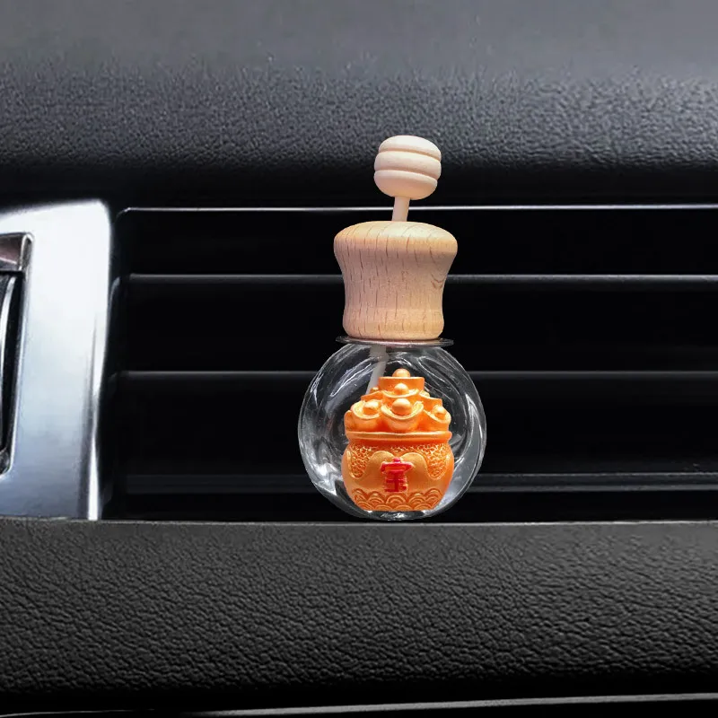 1pcs Cartoon New Year Car Aromatherapy Diffuser Car Decoration Party Supplies Gifts Ornament Auto Accessories