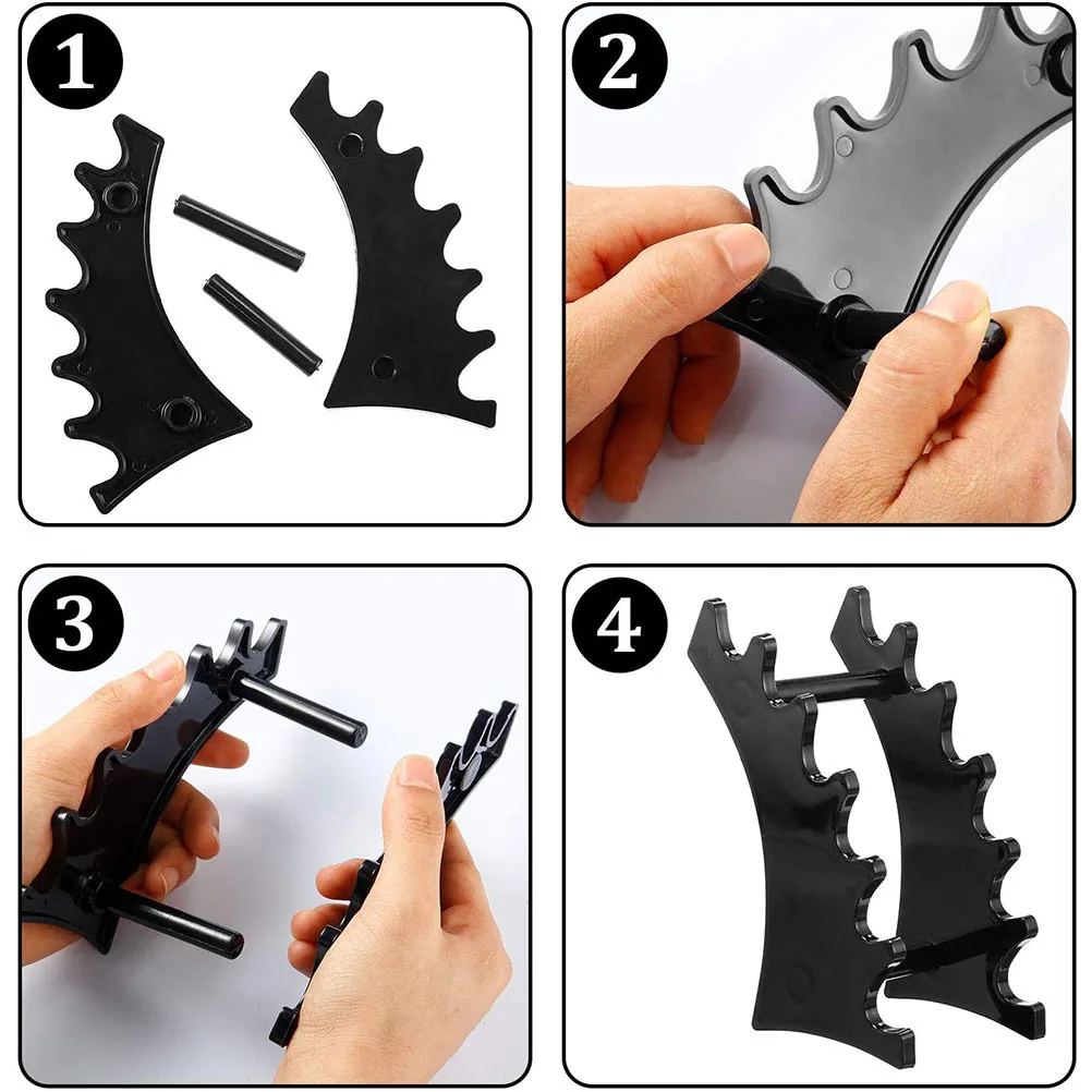 

2Pcs Arc-Shaped Display Rack Premium Acrylic Pen Pencil Holder for Makeup Eyebrow Lip Gloss Ballpoint Pens Retail Shop Showcase