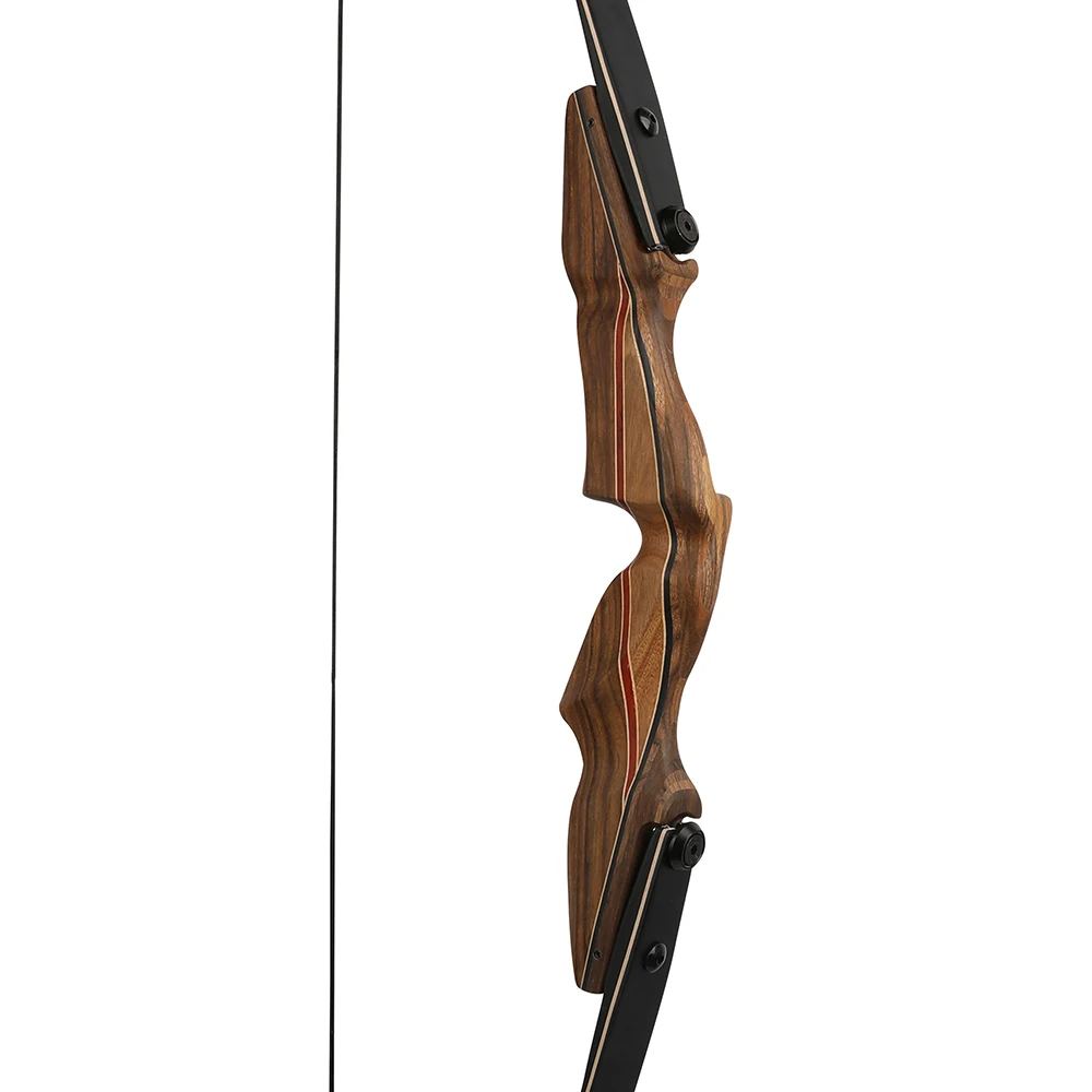 

15 Inch ILF Recurve Bow Riser - Wooden Right Handed Bow Handle, Premium Archery Accessory for Competition Shooting