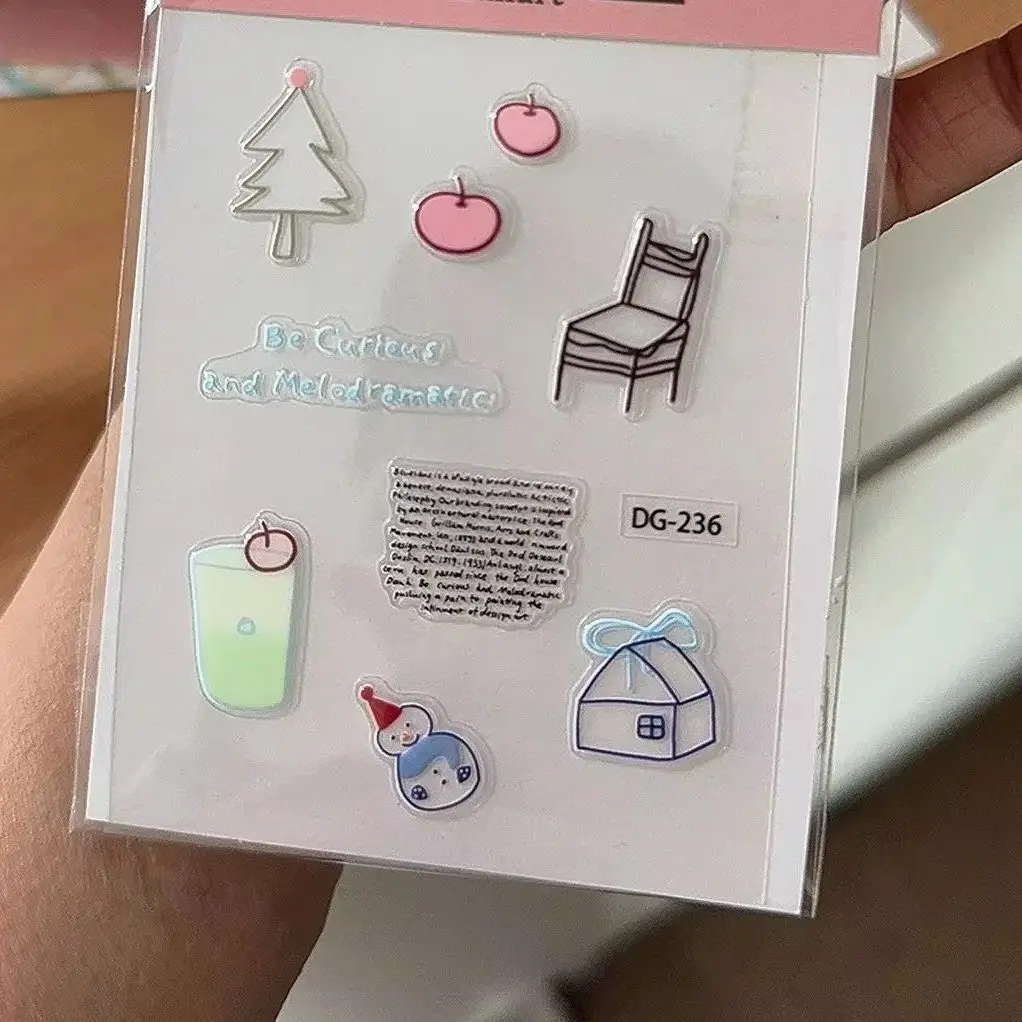 Ins 3D Cartoon Spotted Puppy Jelly Stickers Cute Dachshund Design High Aesthetic DIY Decor for Tablet Camera Laptop Notebook