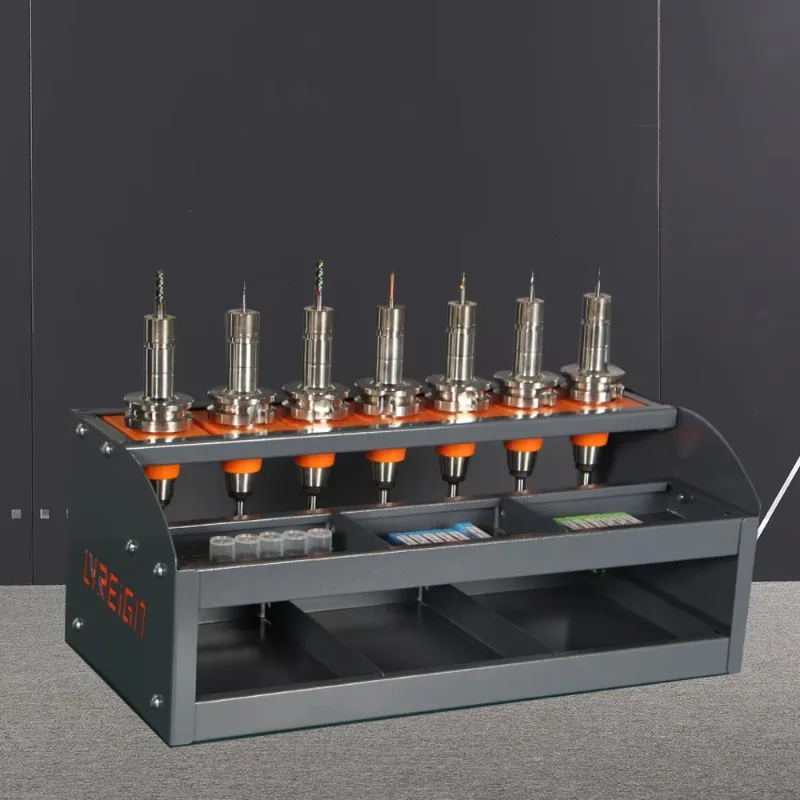 CNC Cutting Tools Cabinet Storage Suitable All Kinds of  Tool Holder Storage Tool Cabinet Trolley with  Machine