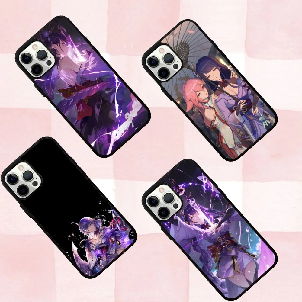 

G-Genshin Raidens Shogun Phone Case For IPhone 16,se4,15,Pro,Max,Case 14,Plus,13,12,11 Magesafe Magnetic Wireless Charge Cover