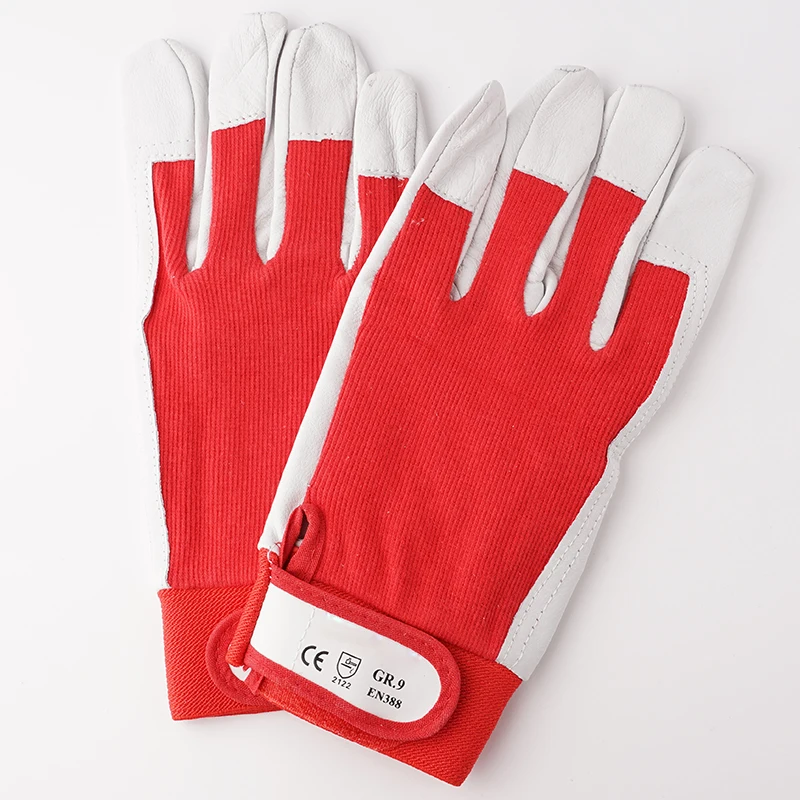 1Pair Machinist Leather Work Repair Mechanic Gloves Mechanic Work Glove Leather Welding Coat Heavy Industrial Glove Sport Glove
