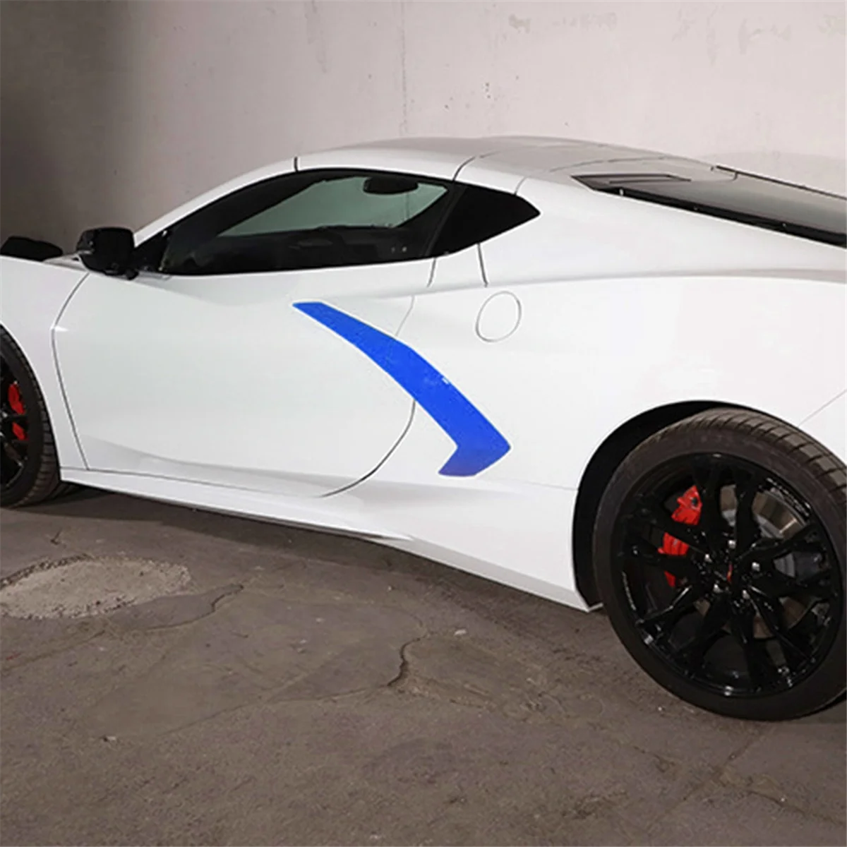 

Reliable-For Chevrolet Corvette C8 2020-2024 Car Door Handle Cover Trim Body Side Air Outlet Cover Blue-ABIQ