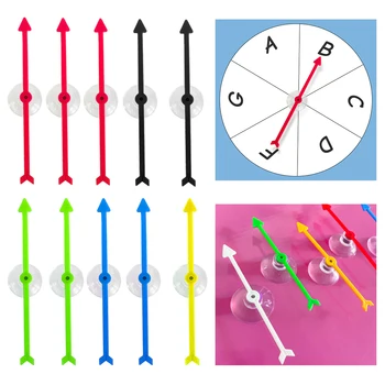 10CM Game Spinner Plastic Arrow Spinners Suction Cup Board Arrow Toys for Party School Home Usingboard Spinner DIY Board Game