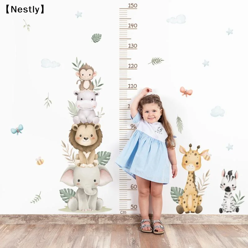 Naklejka z wykresem wzrostu dl – Baby Nursery Jungle Wallpaper recenzja i cena
