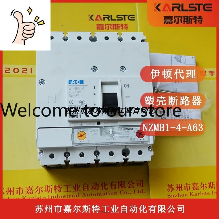 

Абсолютно новый оригинальный автоматический выключатель Eaton EATON [NZMB1-4-A63] в литом корпусе