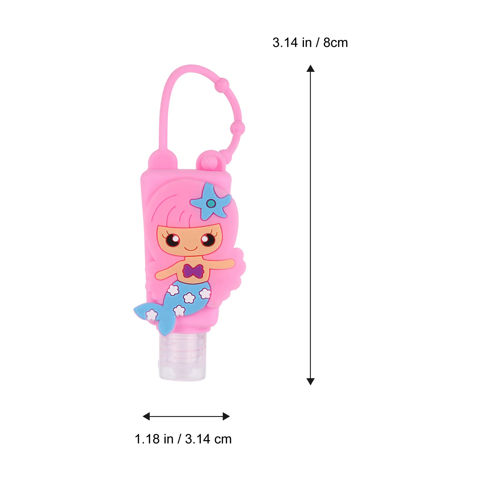 4 ensembles de bouteilles à main en Silicone, motif de dessin animé, récipient Portable anti-fuite rechargeable pour bouteille de crème Durable