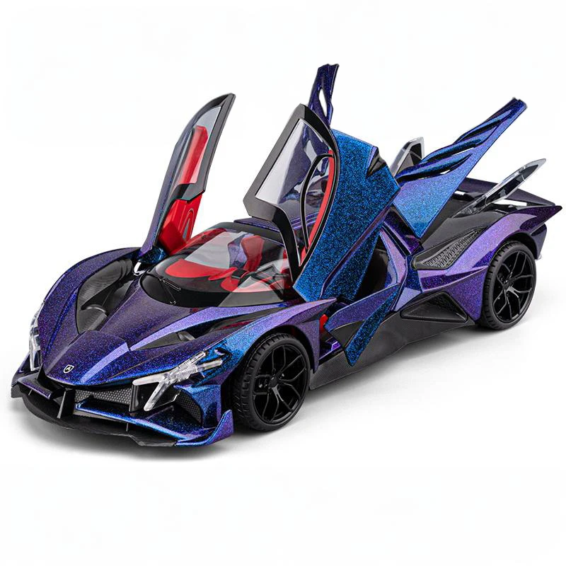 1:18 Apollo Project EVO Supercar Diecast Alloy Metal Model Toy Car