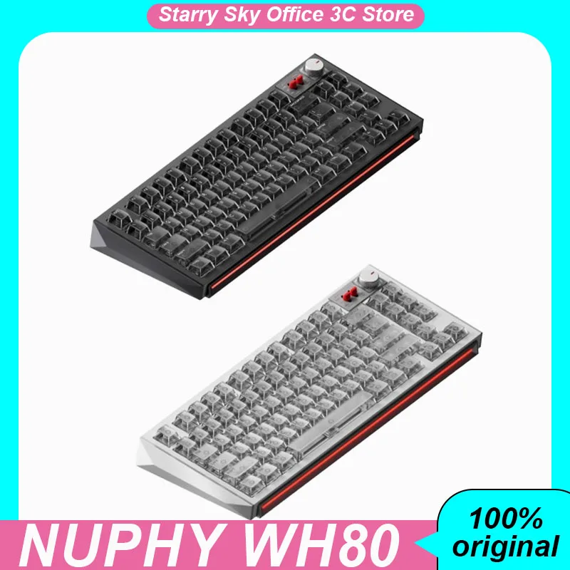 

NuPhy WH80 Wireless Tri-mode Keyboard Magnetic Axis 8K 0.005RT 0.125ms Low Delay 8000mAh NuPhylo 2.0 PC Esports Keyboards