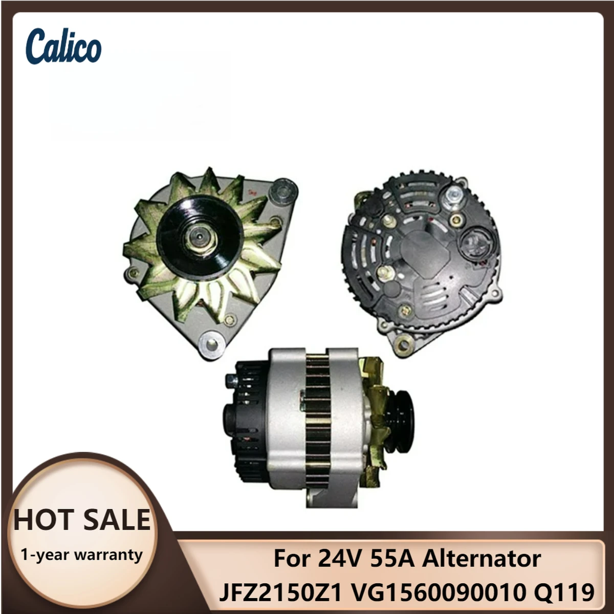 

Высококачественный выбор материалов для генератора 24В 55А JFZ2150Z1 VG1560090010 Q119