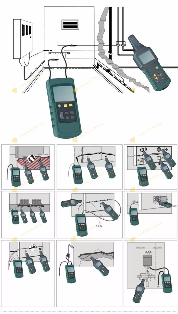 MS6818 Cable Tester Wire Tracker Portable Underground Wire Detection Short Open