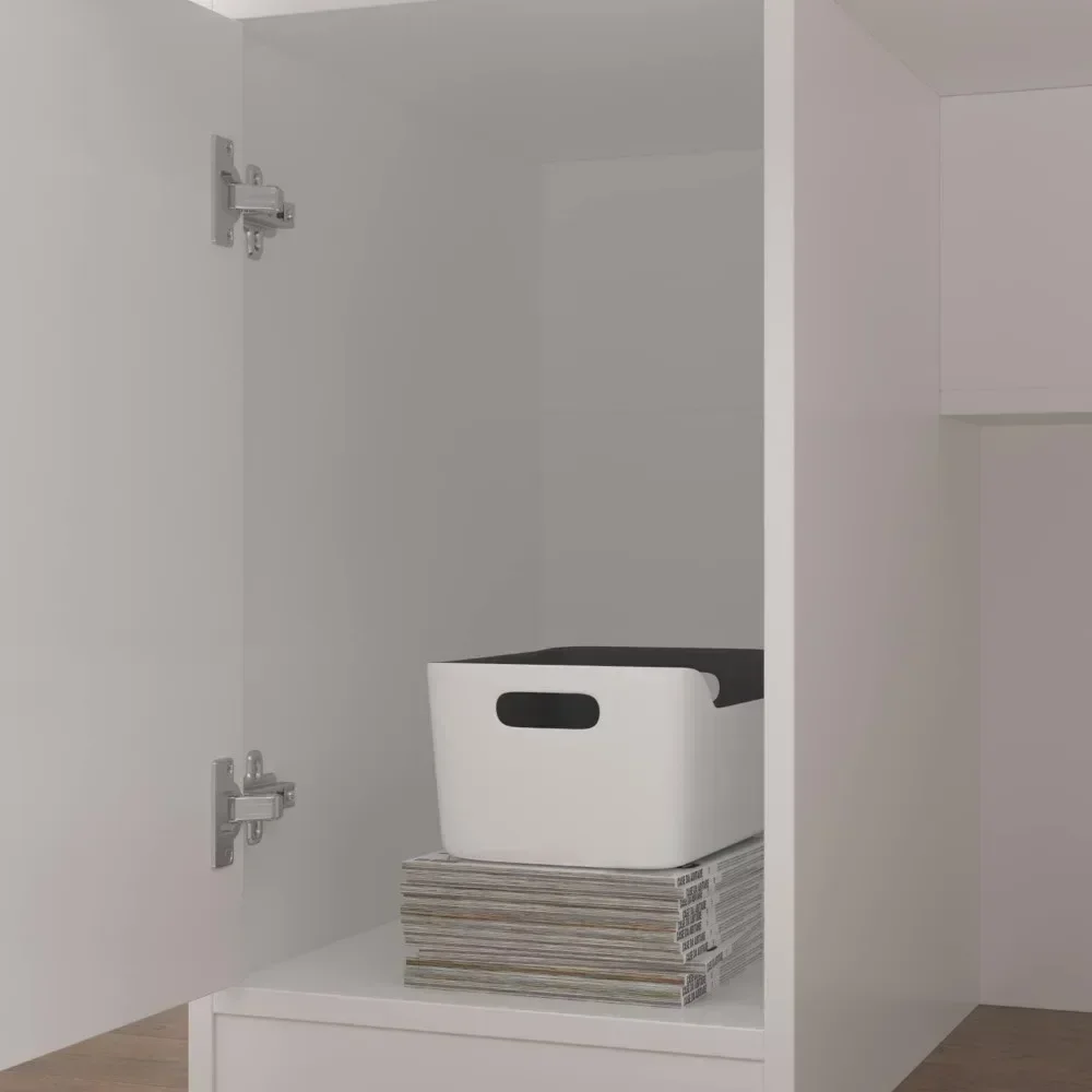 Reception Desk with Counter, Retail Counter with Lighted Display Shelf & Lockable Drawers, for Salon Reception Room Checkout