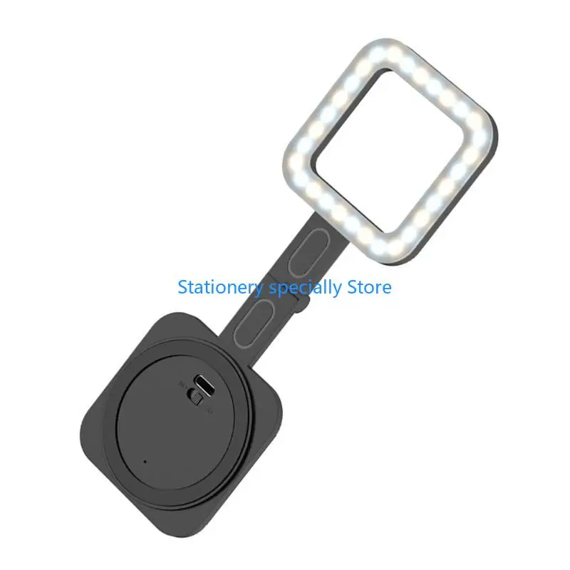 

P0RB Selfies Light Bi Color Lamp LED Rechargeable For Mobile Lighting Makeup Artists