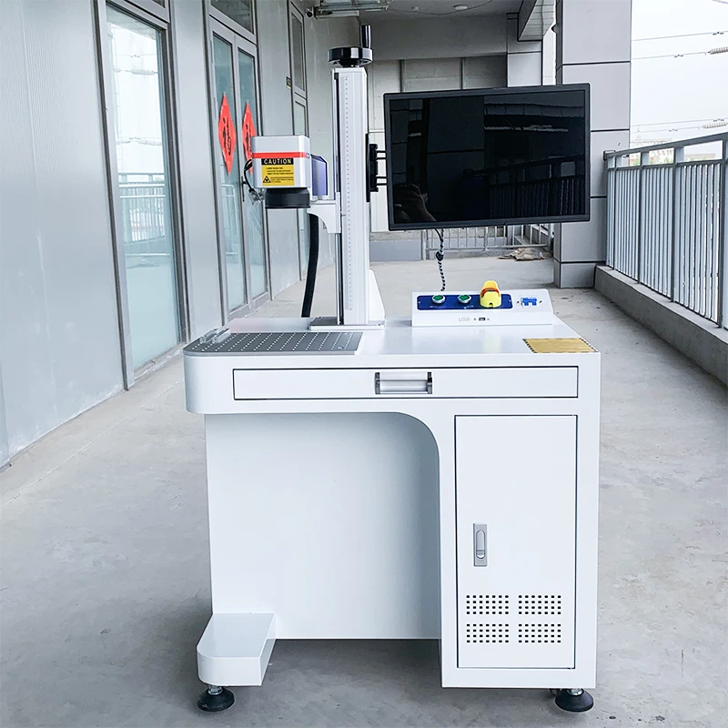 

Hot Sale 30w 50w Portable Fiber Laser Marking Machine Gifts Crafts Precision Metal Steel