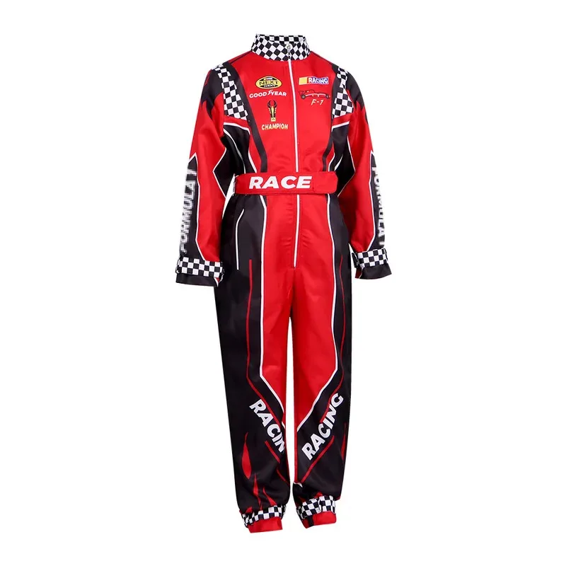 2025 Nowy Klasyczny Strój Treningowy do Gier Fabularnych dla Dorosłych, Kostium Wyścigowy, Męski i Damski Strój Sportowy do Kartingu na Halloween ir;l5