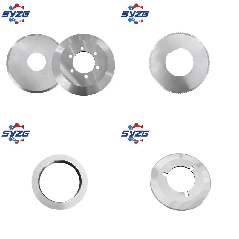 Custom Drawing Services SYZG Splitting Round Blade Slitting Machine Round Blade Tape Cutting Paper Film Flat Round Blade