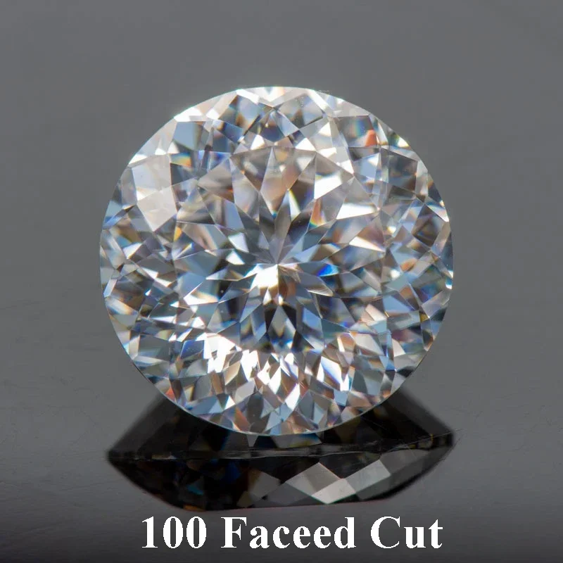 

Wholesale Moissanite Loose D Color 0.5-5.0ct 100 Faceed Cut Gemstones for Charms Jewelry Making Materials With GRA Certificate