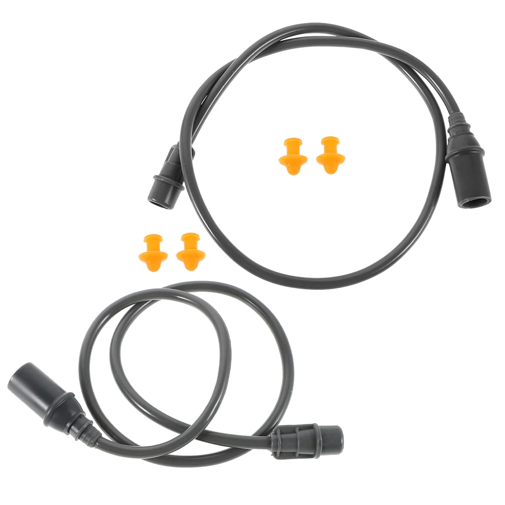 

2 шт., вакуумный удлинительный шланг для банок, длинная гибкая пластиковая трубка для массажа лица и тела, совместимый с наборами банок, прочный