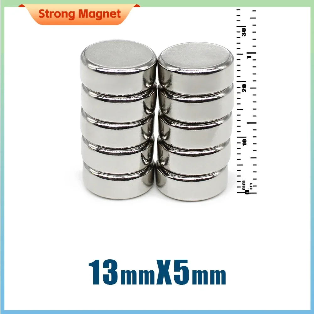 

5/10/20/50/100PCS 13x5mm Disc Neodymium Magnets Strong Permanent Round Magnet Powerful Magnetic Magnets