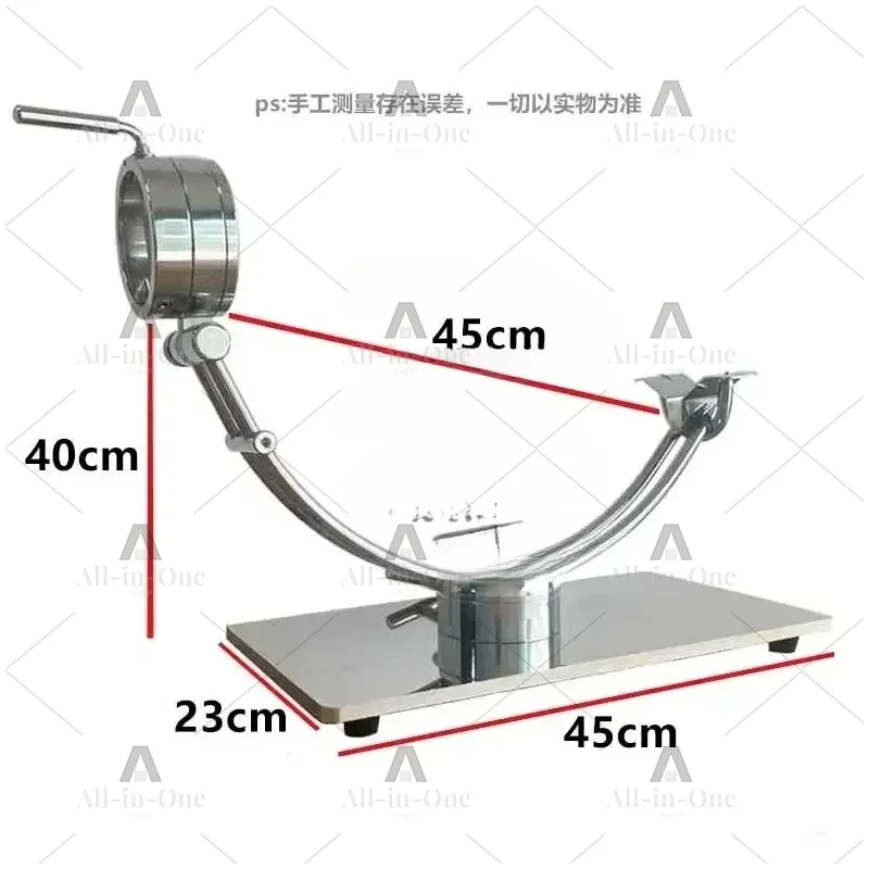 360° rotating stainless steel bracket, special support rack for ham placement