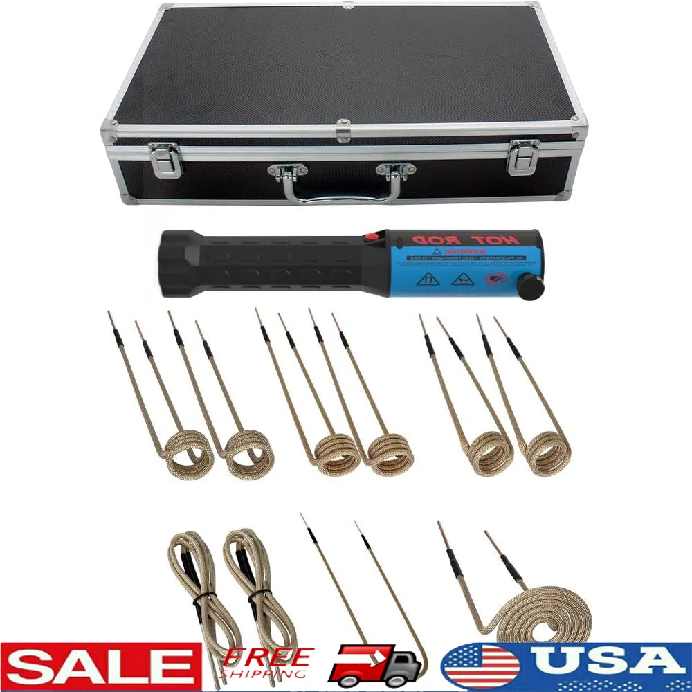 

Induction Heater Kit 1000W 110V Rusty Screw Removal Tool with 10 Coils Ergonomic Handheld Design LED Light and Cooling System
