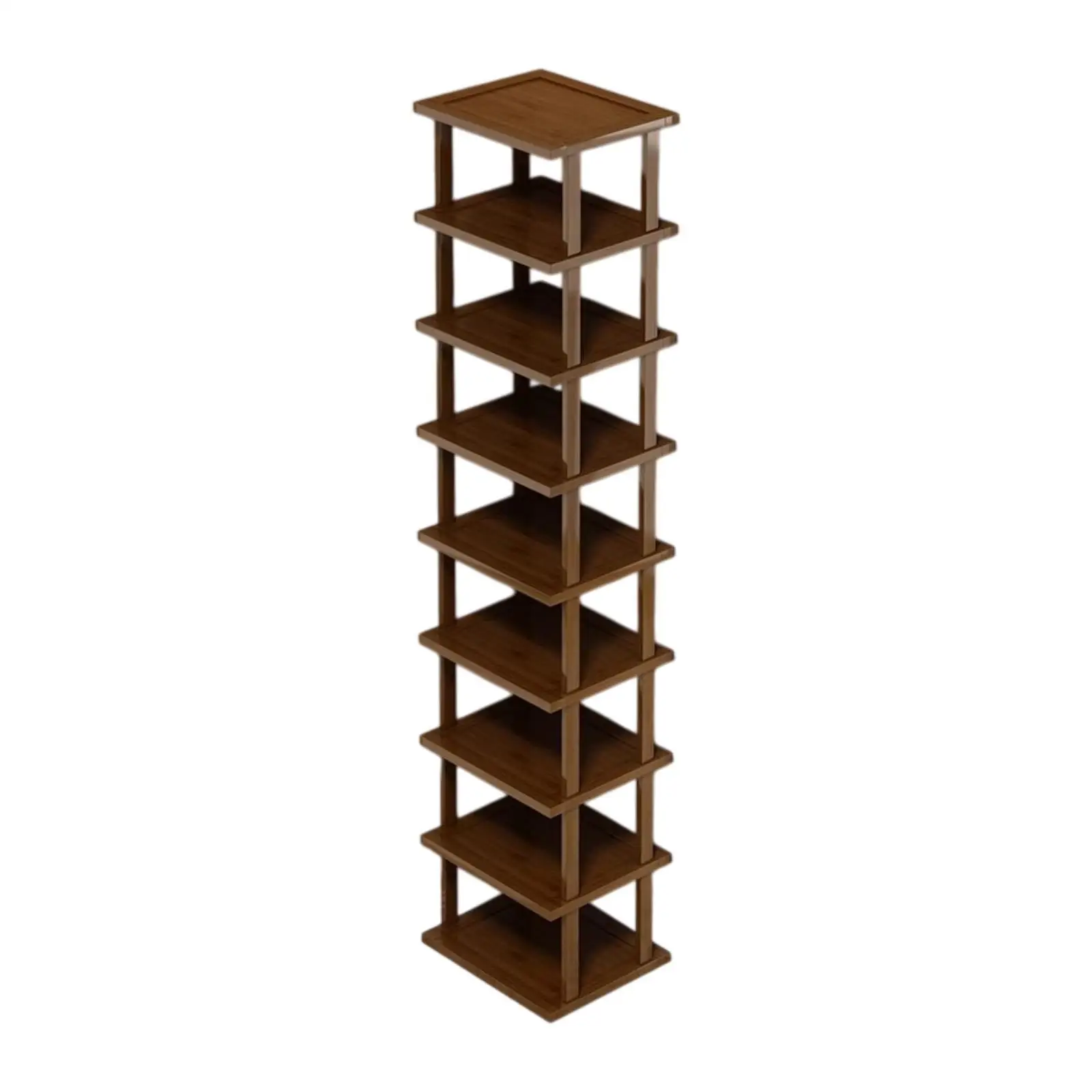 9 Tiers Vertical Shoe Rack Shoe Organizer Space Saving Free Combination Narrow Shoe Shelf Storage Box for Farmhouse Entryway
