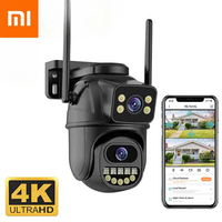 Xiaomi 4K 8MP WiFi Surveillance Camera, Dual Lens, 4X Digital Zoom, AI Human Detect, ONVIF, Outdoor Security PTZ IP Cameras