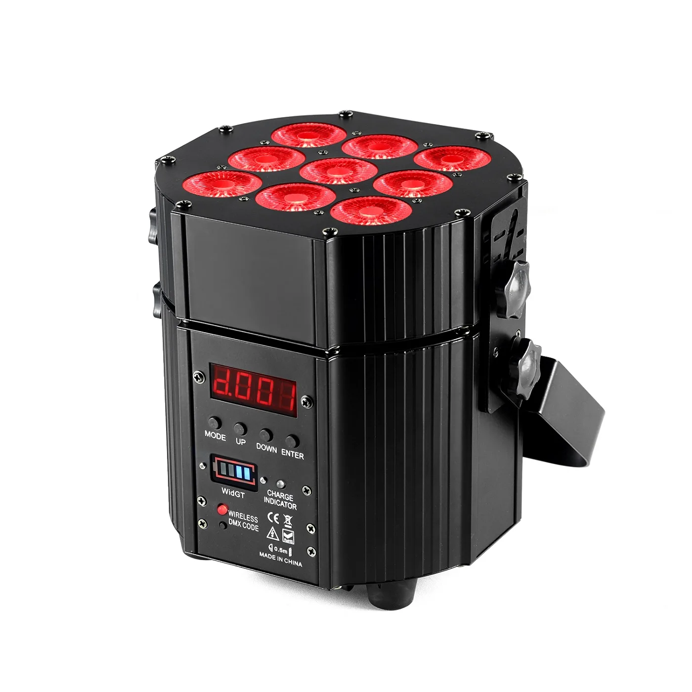 9x12W  UV 6in1 LED Uplight Battery Wireless DMX Par Can Light for DJ Disco Wedding KTV Party Event Stage Hall Room Lighting
