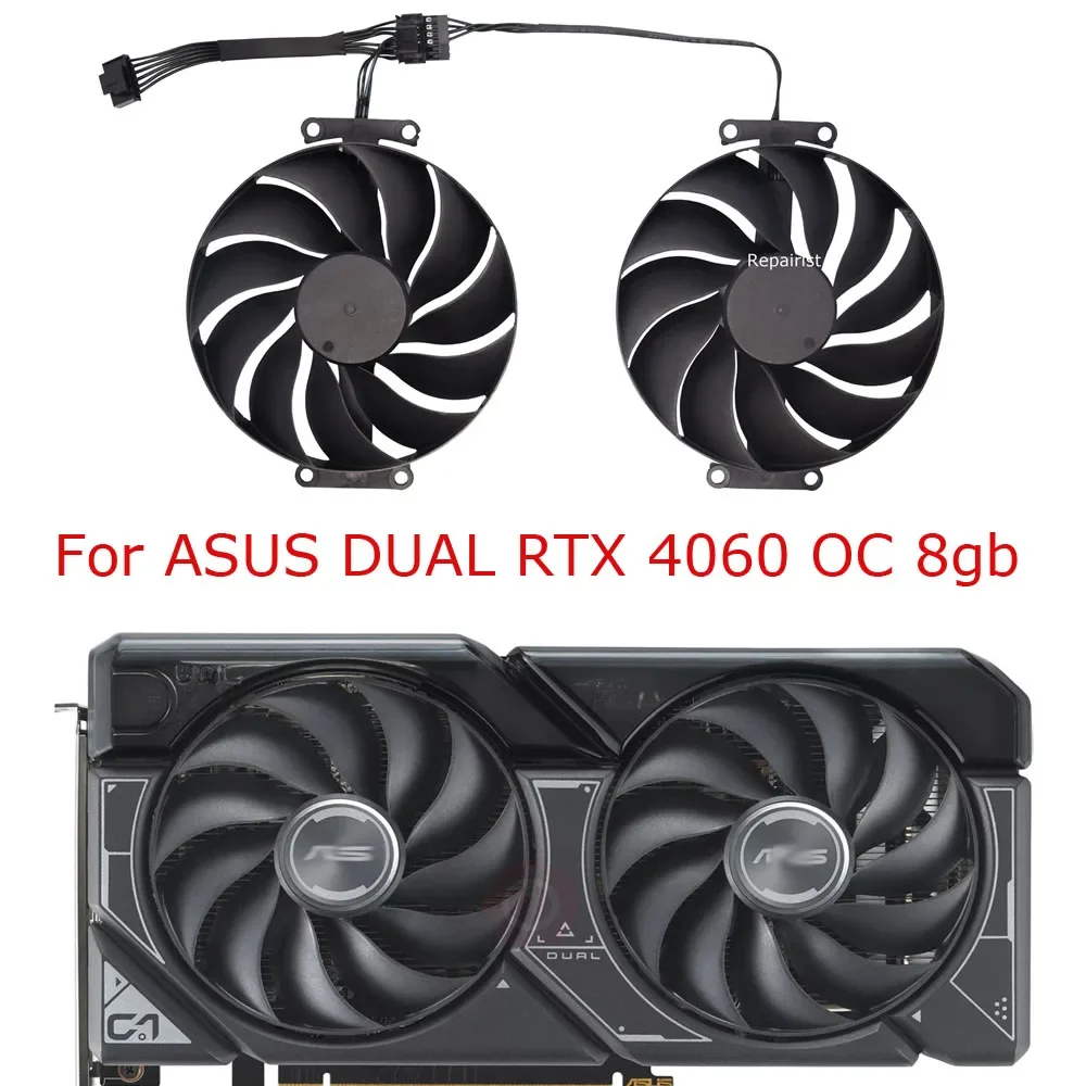 FD9015U12D,VGA GPU Cooler,Graphics Cards Cooling Fan,For ASUS DUAL RTX4060 OC 8gb,DUAL RTX 4060Ti 4060 Ti Advanced 16gb