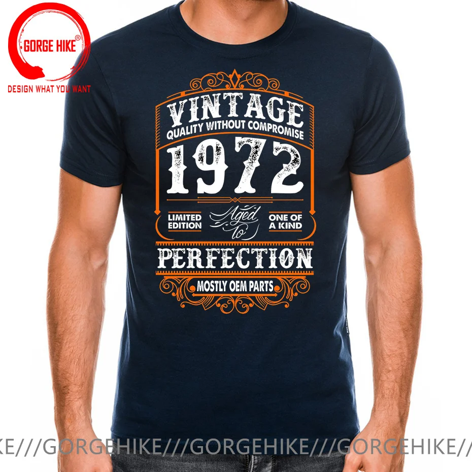 Vintage Legends Were Born In 1972 T Shirt Made In 1972 Limited Edition All Original Parts T-shirt Perfect Birthday Gift Clothing