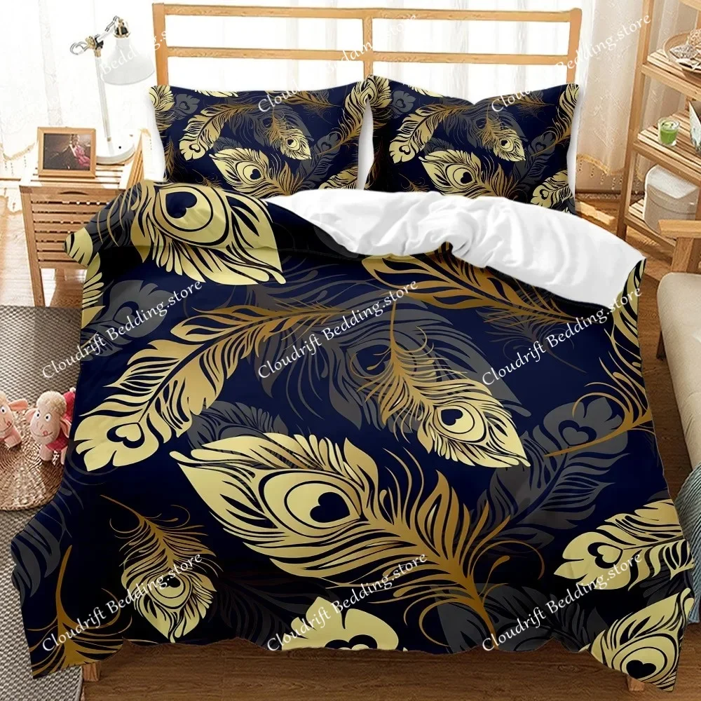 Unicorn Duvet Cover Set Abstract Animal Bedding Set Cartoon Polyester Quilt Cover QueenKingFullTwin Size Duvet Cover Bed Set