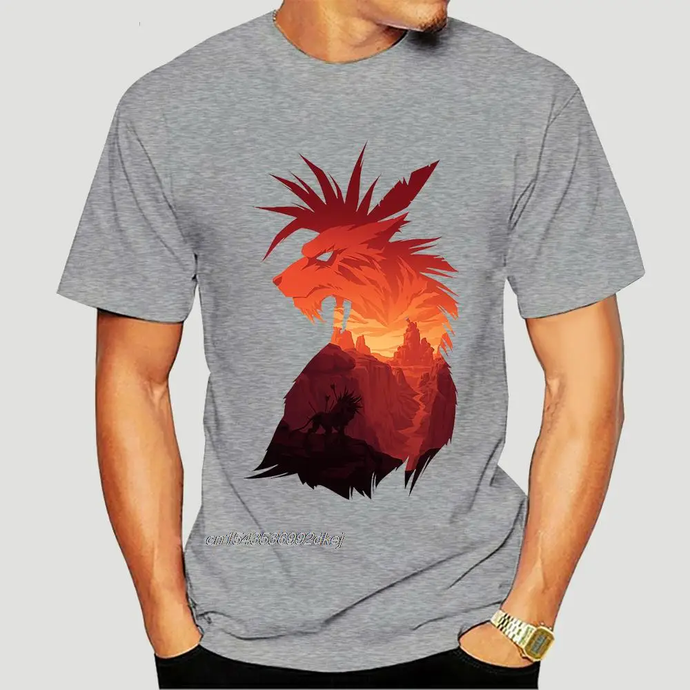 Familier - Chouette Fuligineuse T Shirt Final Fantasy Red Xiii Red 13 Final Fantasy Vii Final Fantasy 7 Nanaki Seto 2234D