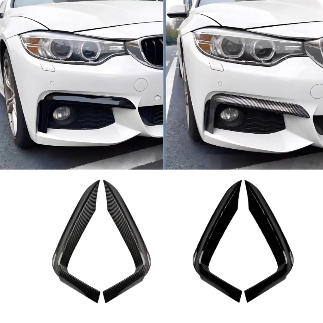 Tuning Accessories For BMW 4 Series F32 F33 F36 2013-2020 Front Bumper Lip Splitter Spoiler Fog Lamp eyebrow Eyelid Body Kit