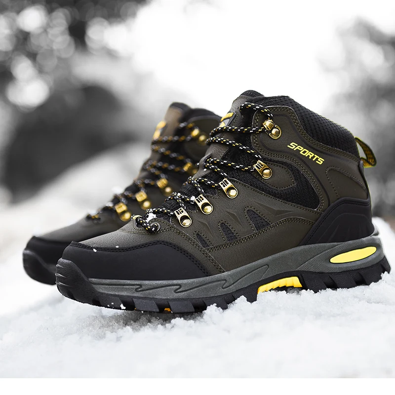Zapatos De Senderismo Alaire Libre Para Hombre Y Mujer Zapatillas Deportivas De Cuero De Alta Calidad Talla GrandeOtoño EInviern