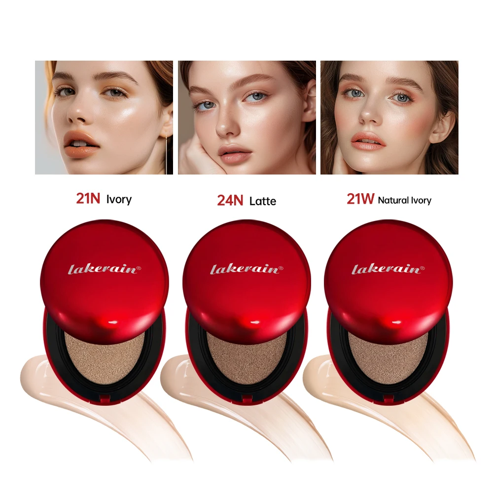 Long-lasting Coverage Sunscreen Air Cushion Poreless Bb Cream Waterproof Oil-Control Soft Face Makeup Foundation Base Cosmetics